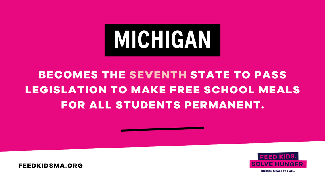 michigan 7th state to pass free school meals for all
